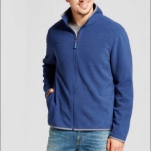 Men’s Micro Fleece Zip up Jacket Sweater Medium
